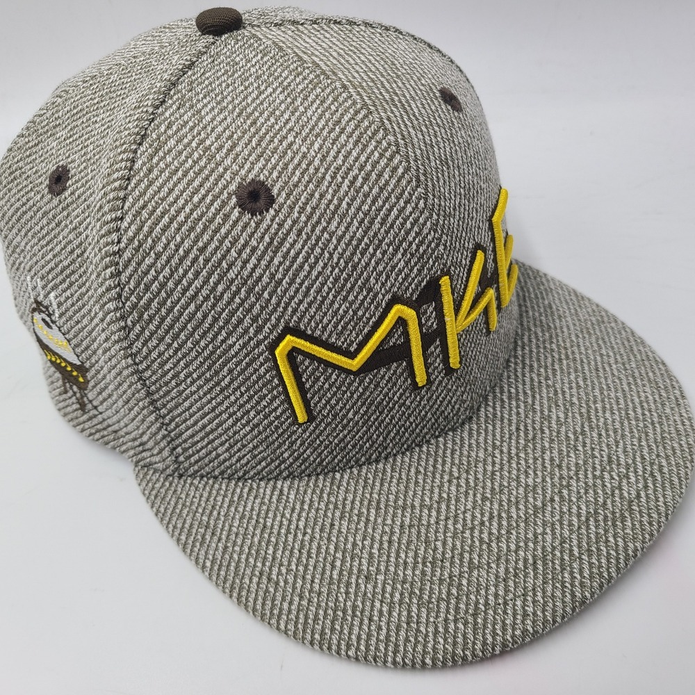 Milwaukee Brewers Hat Snapback New Era 9Fifty Brown Yellow MLB City Connect MKE